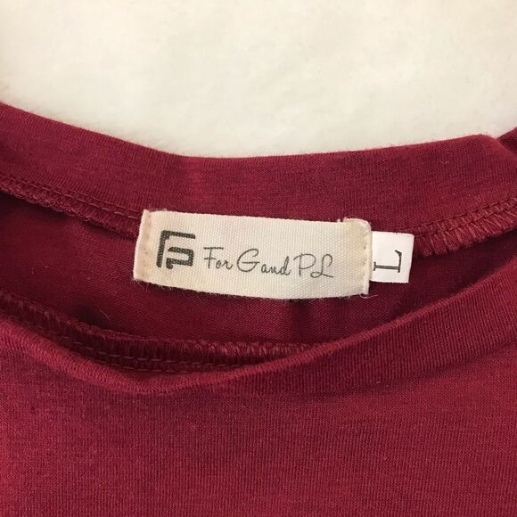 For G and PL wine short sleeve T-shirt Size L - Picture 3 of 7